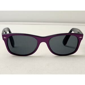 Ray-Ban RB2132 New Wayfarer Classic Purple on Black w Polarized Lenses